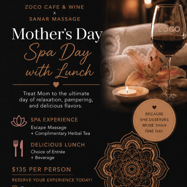 Mother's Day Spa Day with Lunch at Sanar Massage in 98106